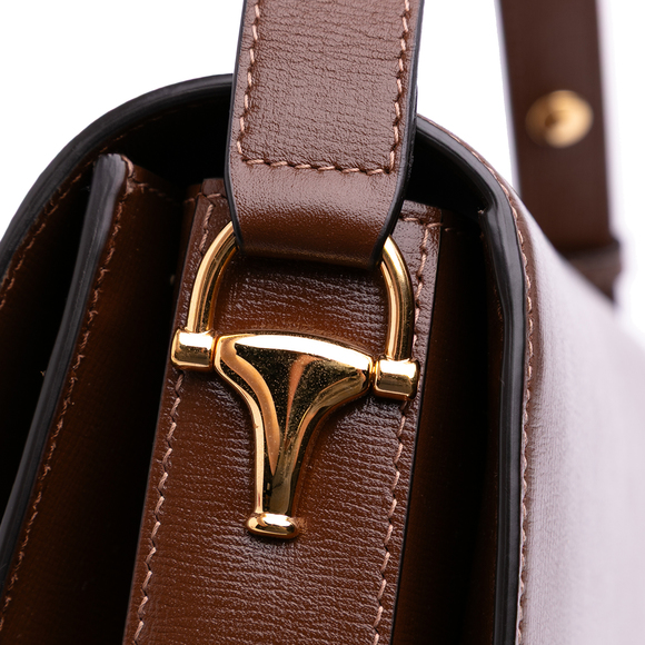 Pre-Loved Gucci Medium Leather Horsebit 1955 Shoulder Bag - Picture 12 of 12